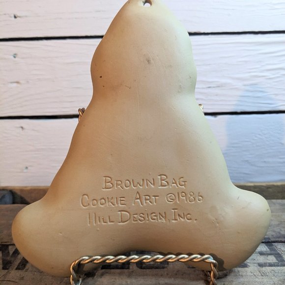 Vintage Brown Bag Cookie Art Raggedy Andy Stoneware Cookie Mold Hill Design 1986 - Picture 4 of 4